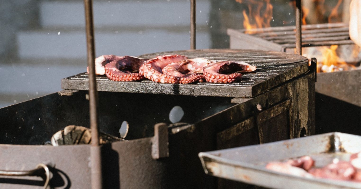 poulpe grillé au bbq